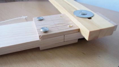 スーツケース用の刺繍枠