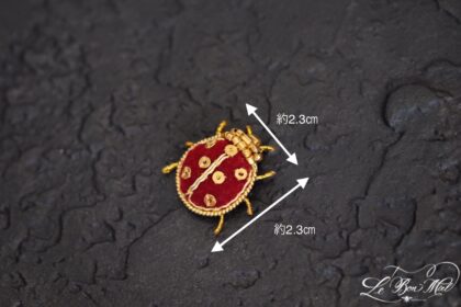 「てんとう虫ブローチ」ワークショップ